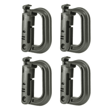 shumee 4x KARABIN MOLLE GRIMLOCK D-RING TACTICAL GREEN