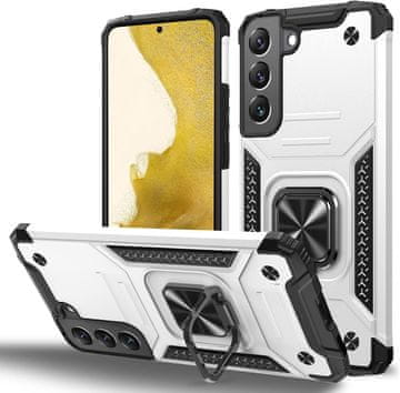shumee OVITEK ARMOR ZA SAMSUNG GALAXY S22+ 6.60"" OVITEK SREBRNO OJAČAN +OBROČ