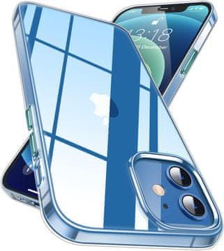 shumee OVITEK ZA APPLE IPHONE 12/12 PRO PROZOREN OVITEK Z ZELENIMI GUMBKI STEKLO