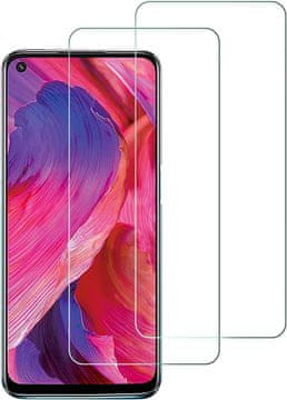 shumee 2x KALJENO STEKLO ZA OPPO A54 5G/A74 5G 6.50"" VISOKA ZAŠČITA PRED PRASKAMI