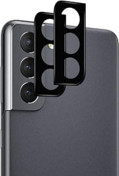 shumee 2x KAMERA IZ KALJENEGA STEKLA ZA SAMSUNG GALAXY S21 FE 5G VISOKA ZAŠČITA