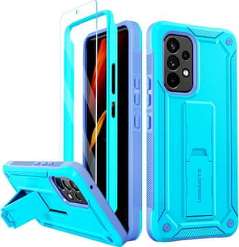 shumee OVITEK ARMOR ZA SAMSUNG GALAXY A53 5G MODER S PODSTOJALOM 9H STEKLO