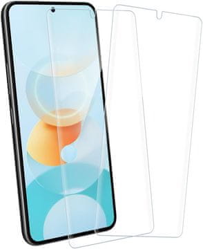 shumee 2x 9H KALJENO STEKLO ZA SAMSUNG GALAXY S21 SOLID VISOKA ZAŠČITA