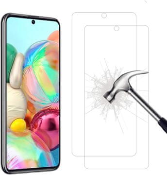 shumee 2x KALJENO STEKLO ZA SAMSUNG GALAXY A71 4G/5G 6.7"" VISOKA ZAŠČITA