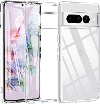 shumee OVITEK ZA GOOGLE PIXEL 7 PRO SILIKONSKI PROZOREN MOČEN GE2AE GP4BC