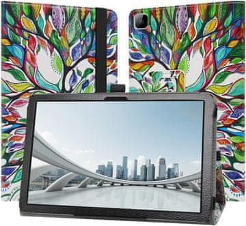 shumee ETUI ZA TABLIČNI RAČUNALNIK ALLDOCUBE IPLAY 40 10,4', PU USNJE, DREVO, MEŠANA BARV