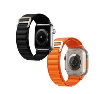 shumee 2x PAŠEK ZA URO APPLE WATCH 38/40/41mm SE/9/8/7/6/5/4/3/2 ALPINE