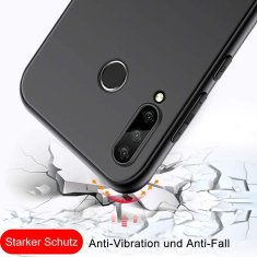 shumee OVITEK ZA HUAWEI P30 LITE ČRN MAT SILIKONSKI FLEKSIBILNI MAR-LX1A