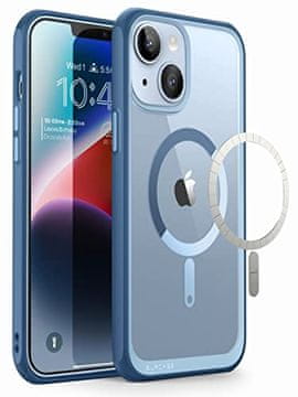shumee OVITEK ZA APPLE IPHONE 14 Plus SILICON BLUE REINFORCED MAG SAFE A2886