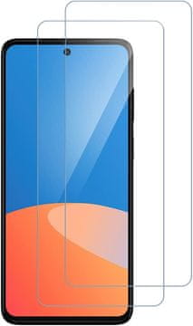shumee 2x 9H KALJENO STEKLO ZA MOTOROLA MOTO G52 ZAŠČITNO MOČNO VZDRŽLJIVO