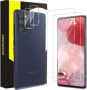 shumee 2x KALJENO STEKLO ZA SAMSUNG GALAXY S20 FE 5G 6.50"" + 2x STEKLO ZA KAMERO