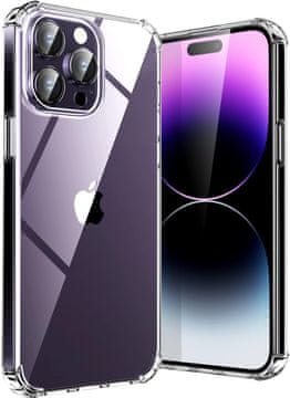 shumee OVITEK ZA APPLE IPHONE 14 PRO MAX SILIKONSKI PROZOREN BASIC A2894 A2651