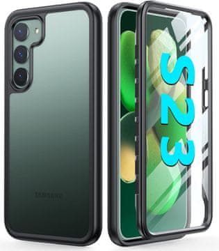 shumee BUMPER OVITEK ZA SAMSUNG GALAXY S23 ČRNO OKVIRAN OKVIR SM-S911B SM-S911N
