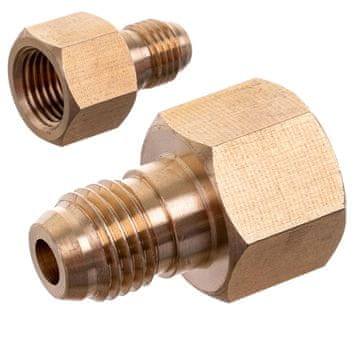 REDUKTOR DUŠIKA G1/4" GZ1/4" SAE MEDENINAST ZA KLIMATIZACIJSKO NAPRAVO