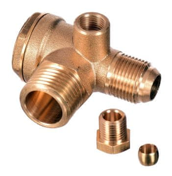 shumee NEPOVRATNI VENTIL ZA KOMPRESOR 1/2Z X 3/8Z 20 BAR PNEVMATSKI