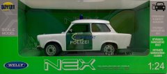 shumee TRABANT 601 Polizei POLICE model 24037GP kovinski Welly 1:24