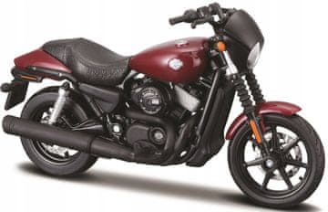 shumee HARLEY DAVIDSON Street 750 2015 1:18 Maisto bordo