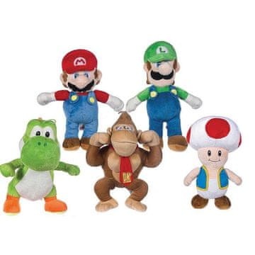shumee Nintendo plišasta maskota Super Mario Bros 28 cm mešanica