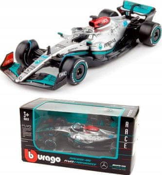 shumee Dirkalnik F1 MERCEDES W13 E #63 Russell Bburago 1:43
