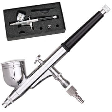 shumee ZRAČNI KRTAČ Z 0,3 MM DVOJNO DEJAJOČO ŠOBO ZA BARVANJE FIGURK, NAVOJ 1/8"