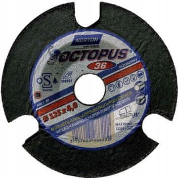 Norton Predogled brusilnega diska OCTOPUS 125x4