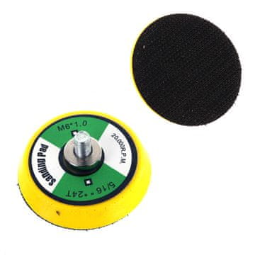 shumee VELCRO DISK ZA PNEVMATSKI BRUSILNIK 50 MM M6 NAVOJ ZA DISKOVE