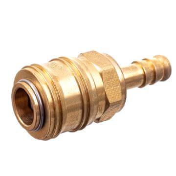 shumee ŽENSKI PNEVMATSKI HITRIH SPOJNIC ZA 8 MM CEV, NEMŠKI TIP, MEDENINA