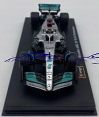 shumee Dirkalnik F1 Mercedes W13 63 Russell KASK BBurago 1:43