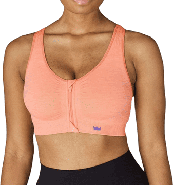 shumee ŠPORTNI NEDRČEK TOP SHEFIT ORANŽEN SPREDAJ ZAPIRANJE L