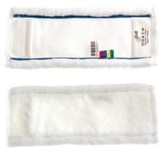Ploščata krpa 40 cm mikrovlakna bela Premium (MMW40S)