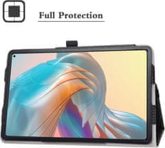 shumee OVITEK ZA TABLICO CHUWI HIPAD PRO 10.8"" EKO USNJE ČRN Z VZORCEM S STOJALOM