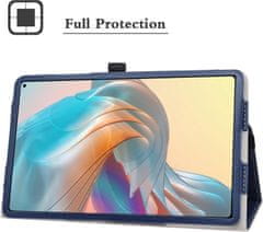 shumee OVITEK ZA TABLICO CHUWI HIPAD PRO 10.8"" EKO USNJE MORNO MODER S STOJALOM MT8789T