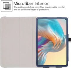 shumee OVITEK ZA TABLICO CHUWI HIPAD PRO 10.8"" EKO USNJE MORNO MODER S STOJALOM MT8789T