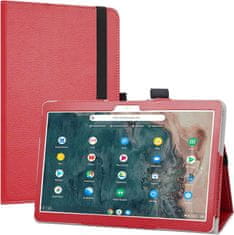shumee OVITEK ZA TABLICO ARCHOS T96 9.6"" PU USNJE RDEČA MAT S STOJALOM