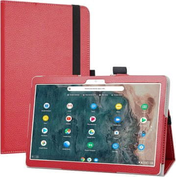 shumee OVITEK ZA TABLICO ARCHOS T96 9.6"" PU USNJE RDEČA MAT S STOJALOM