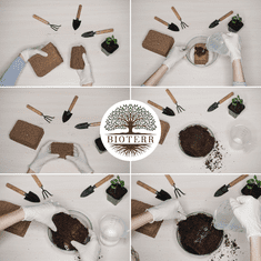 shumee BioCoco Husk Brick Briketi iz kokosovih sekancev, 500 g, zaviti v folijo za terarije