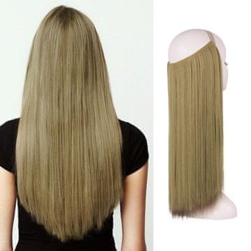 shumee SINTETIČNI LASNI LASNI PODALJŠKI RAVNI BLONDIN BALAYAGE 45CM