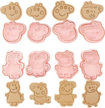 shumee OTROŠKI PLASTIČNI IZREZALCI ZA PIŠKOTE PEPPA PIG