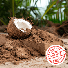 shumee BioCoco šotni substrat, kokosova vlakna, kokosova šota, 5 kg briketi brez folije za terarij