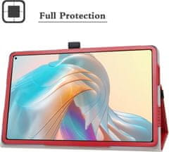 shumee OVITEK ZA TABLICO CHUWI HIPAD PRO 10.8"" EKO USNJE RDEČ S STOJALOM