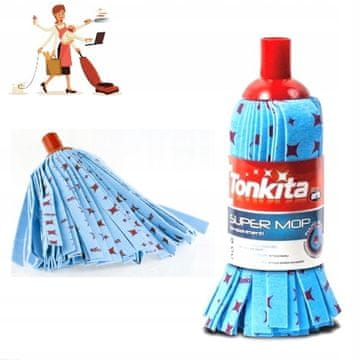 shumee NADOMESTNI TRAKOVI ZA MOP IZ MIKROVLAKEN KONICA SUPER VPOJNI VLOŽEK TONKITA ARIX ITALIJA