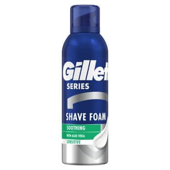 shumee Gillette Series pomirjujoča pena za britje z alojo 200 ml