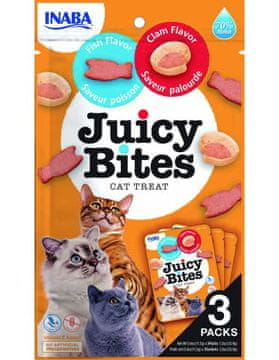shumee INABA Cat Juicy Bites Fish Clam priboljški za mačke 3x11,3g (EU702)