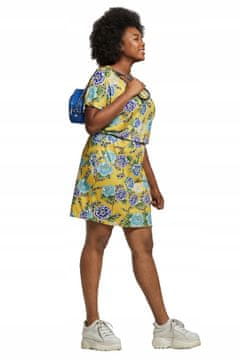 shumee aM3238 OBLEKA IZ VISKOZE S POTISKOM ROŽ WHKMP'S 48