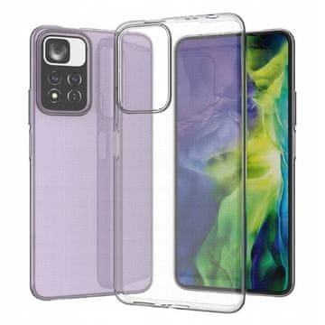 shumee Silikonski ovitek Flexair za Xiaomi Redmi Note 11 / 11S prozoren