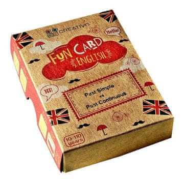 shumee Zabavna kartica Angleški pretekli preprosti v primerjavi s preteklim trajnim