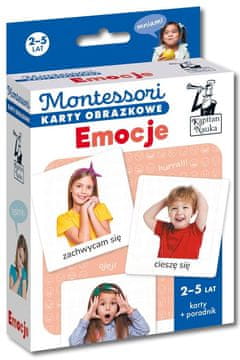 shumee Montessori kartice za učenje čustev (2–5 let)