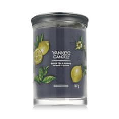 Yankee Candle Signature Black Tea & Lemon Tumbler 567 g dišeča svečka