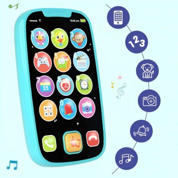 EVEON Playtel interaktivni otroški telefon, moder