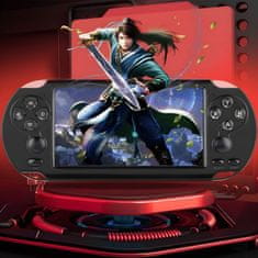 EVEON X7 prenosna igralna konzola, črna